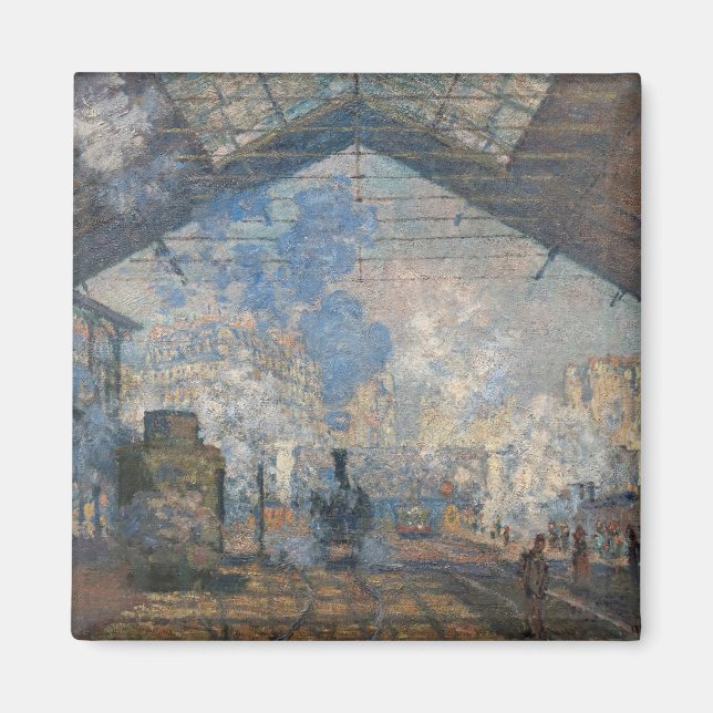 Imán Vista exterior de la estación Claude Monet - Saint (Frente)