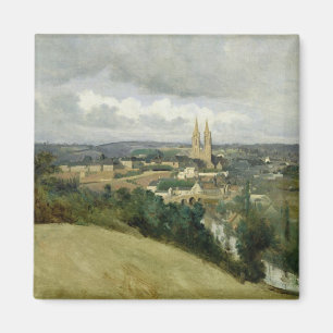 Imán Vista general de la ciudad del Santo-Lo, c.1833