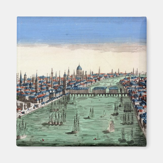 Imán Vista general de Londres (Frente)