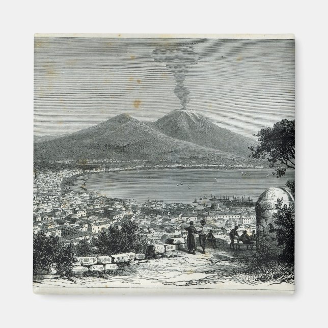 Imán Vista general de Nápoles (Frente)