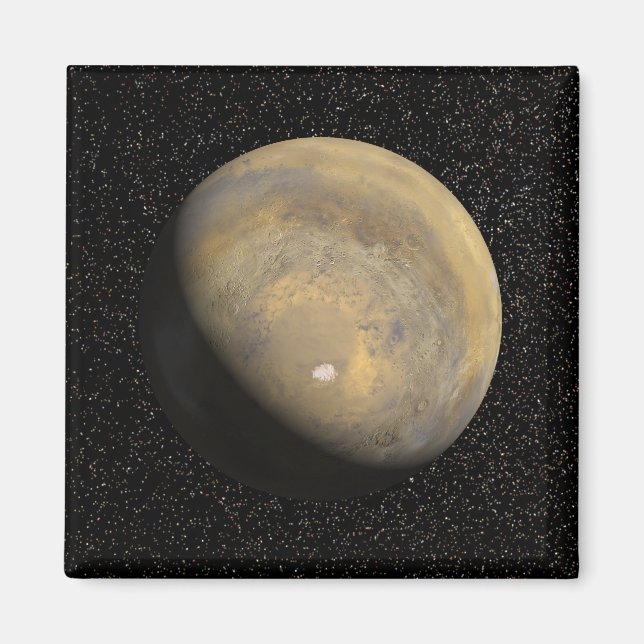 Imán Vista global de Marte (Frente)