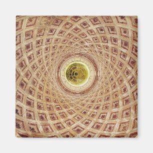 Imán Vista interior de la cúpula en la capilla