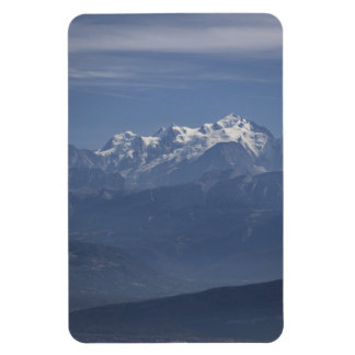 Imán Vista nevada de la cima del Mont Blanc