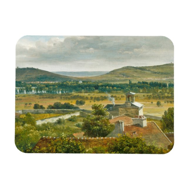 Imán Vista panorámica de la isla de Francia (Horizontal)