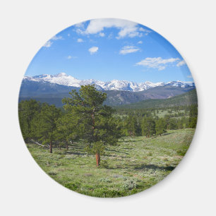 Imán Vista panorámica de Rocky Mountain