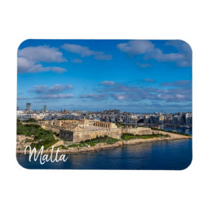 Imán Vista panorámica de Sliema en Malta