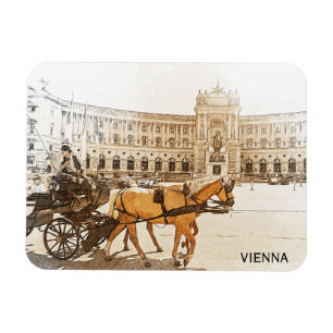 Imán Vista panorámica de Viena Austria City