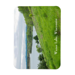 Imán Vista panorámica del lago Wazee