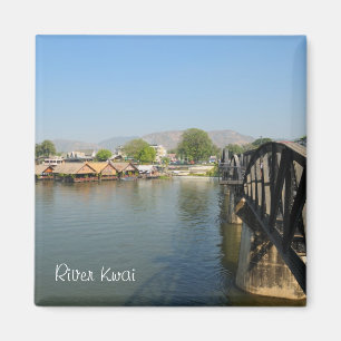 Imán Vista panorámica del río Kwai