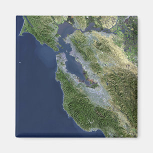 Imán Vista por satélite de San Francisco, California