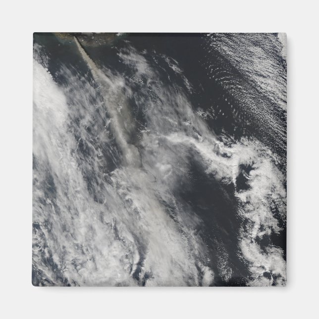 Imán Vista por satélite de una columna de cenizas 2 (Frente)