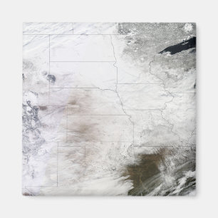 Imán Vista por satélite de una tormenta masiva del