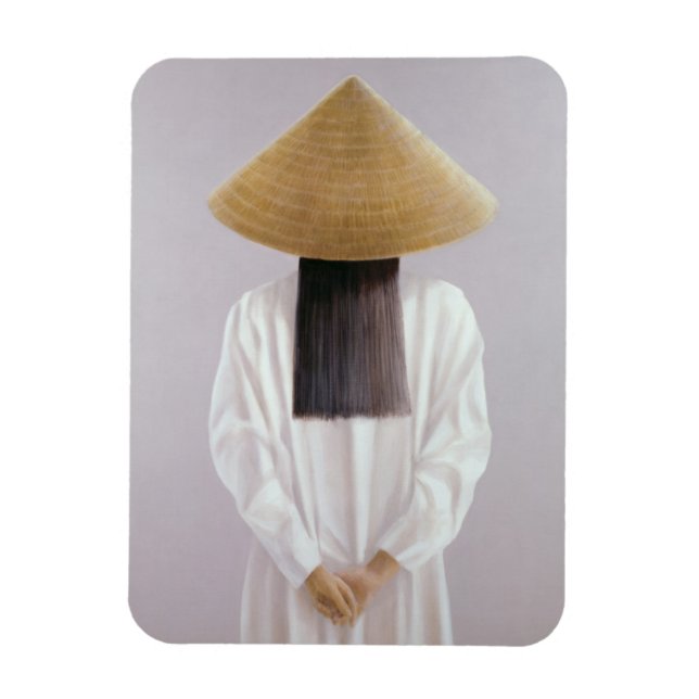 Imán Vista posterior de Vietnam (Vertical)