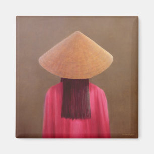 Imán Vista posterior de Vietnam pequeño