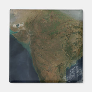 Imán Vista satelital de la India central