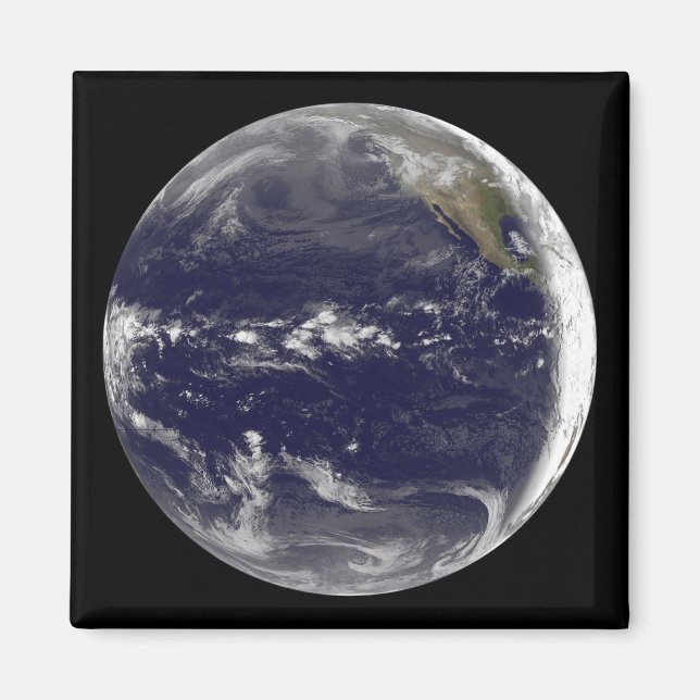Imán Vista satelital de la Tierra (Frente)