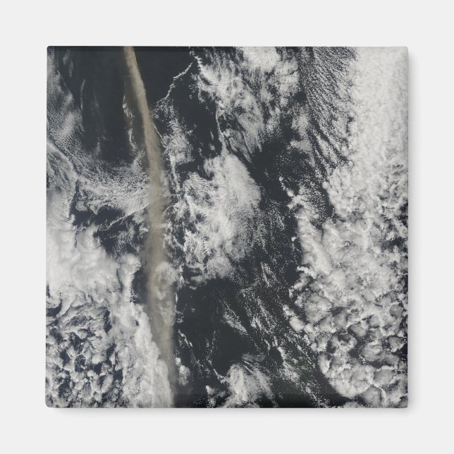 Imán Vista satelital de una columna de cenizas (Frente)