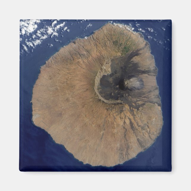Imán Vista satelital del Monte Fogo (Frente)