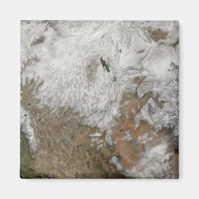 Imán Vista satelital del oeste de Estados Unidos (Frente)