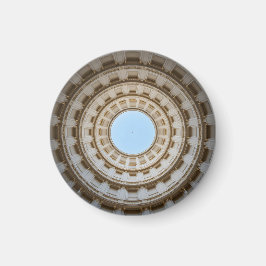 Imán Vista simétrica de gusano de un gran domo