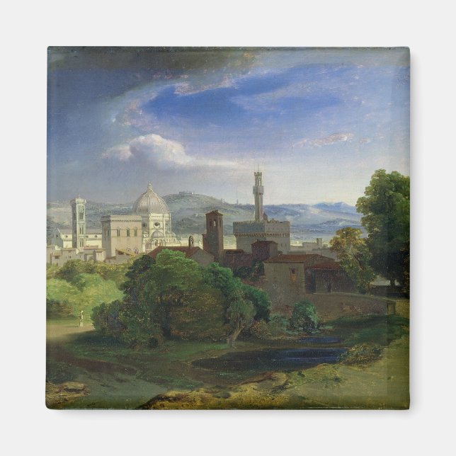 Imán Vista sobre Florencia, c.1829 (Frente)