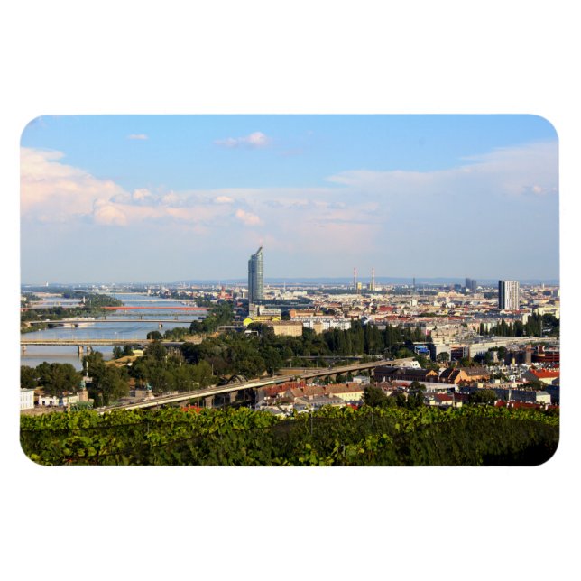 Imán Vista sobre Viena (Horizontal)