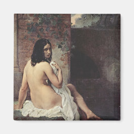 Imán Vista trasera de una pluma (Francesco Hayez)