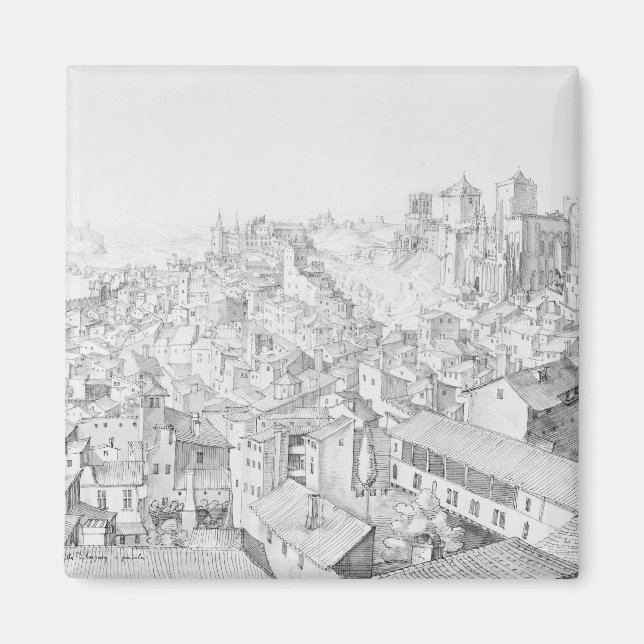 Imán Vistas a la ciudad de Aviñón y sus alrededores (Frente)