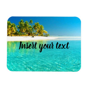 Imán vistas a la playa de personalizable