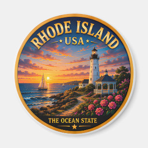 Imán Vistas de la Mansión Newport Rhode Island 🟡
