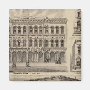 Imán Vistas de Moore y Wabashaw, Minnesota