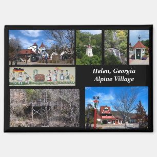 Imán Vistas del pueblo alpino de Helen Georgia