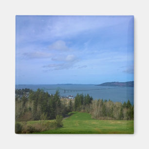 Imán Vistas desde la columna de Astoria, Oregón
