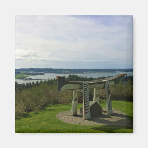 Imán Vistas desde la columna de Astoria, Oregón