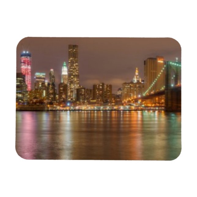 Imán Vistas panorámicas a la ciudad de Nueva York (Horizontal)