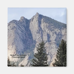 Imán Vistas Panorámicas a las Montañas en Estes Park Co