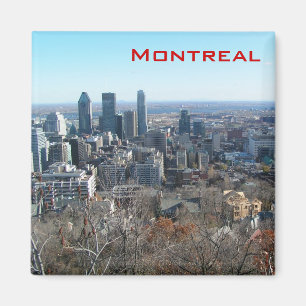 Imán Vistas panorámicas de Montreal