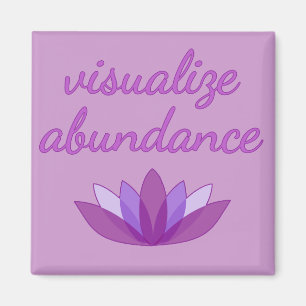 Imán Visualice la abundancia con Lotus