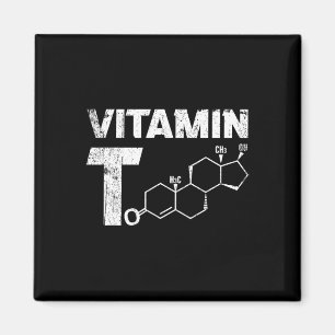 Imán Vitamina T Testosteron Bodybuilding Gym Fitness Tr