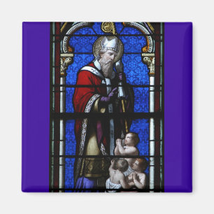 Imán Vitral de las bendiciones de Nicholas del santo