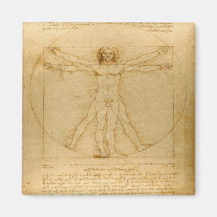 Imán Vitruviano por Leonardo da Vinci