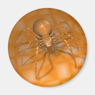 Imán Viuda negra naranja