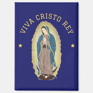 Imán Viva Cristo Rey Católica Nuestra Señora Guadalupe