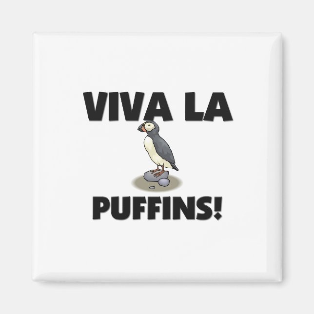 Imán Viva La Puffins (Frente)