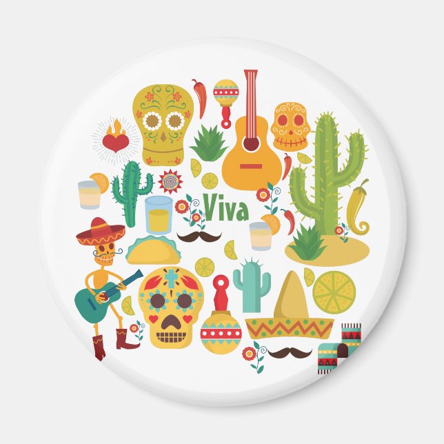 Imán viva méxico (Frente)