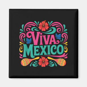 Imán Viva México arte popular colorido independencia me