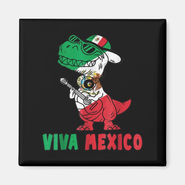 Imán Viva México Día de la Independencia Danza divertid (Frente)