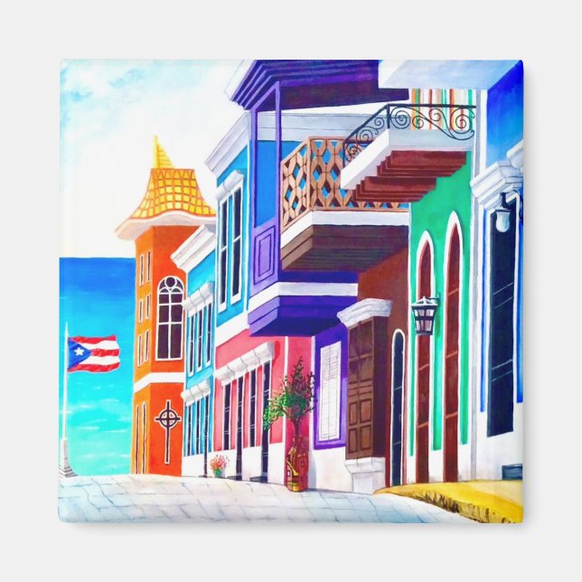 Imán ¡Viva Puerto Rico! (Frente)