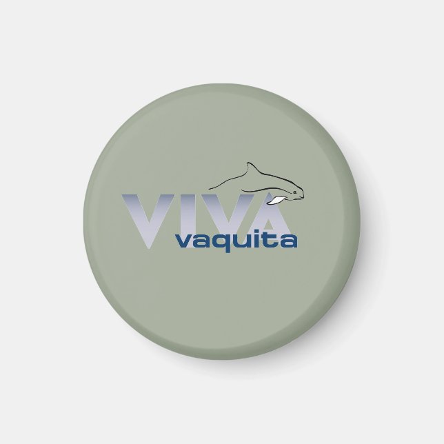 Imán ¡Viva Vaquita Pin! (Frente)