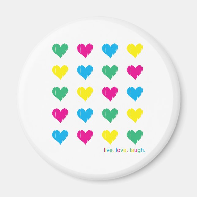 Imán Vive. Amor. Ríe. (Frente)